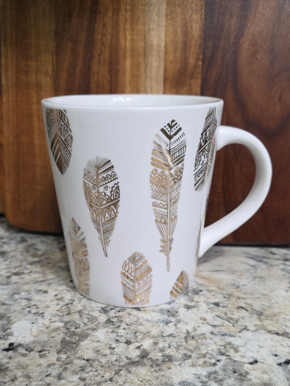 INDIGO - Gold Feather Mug